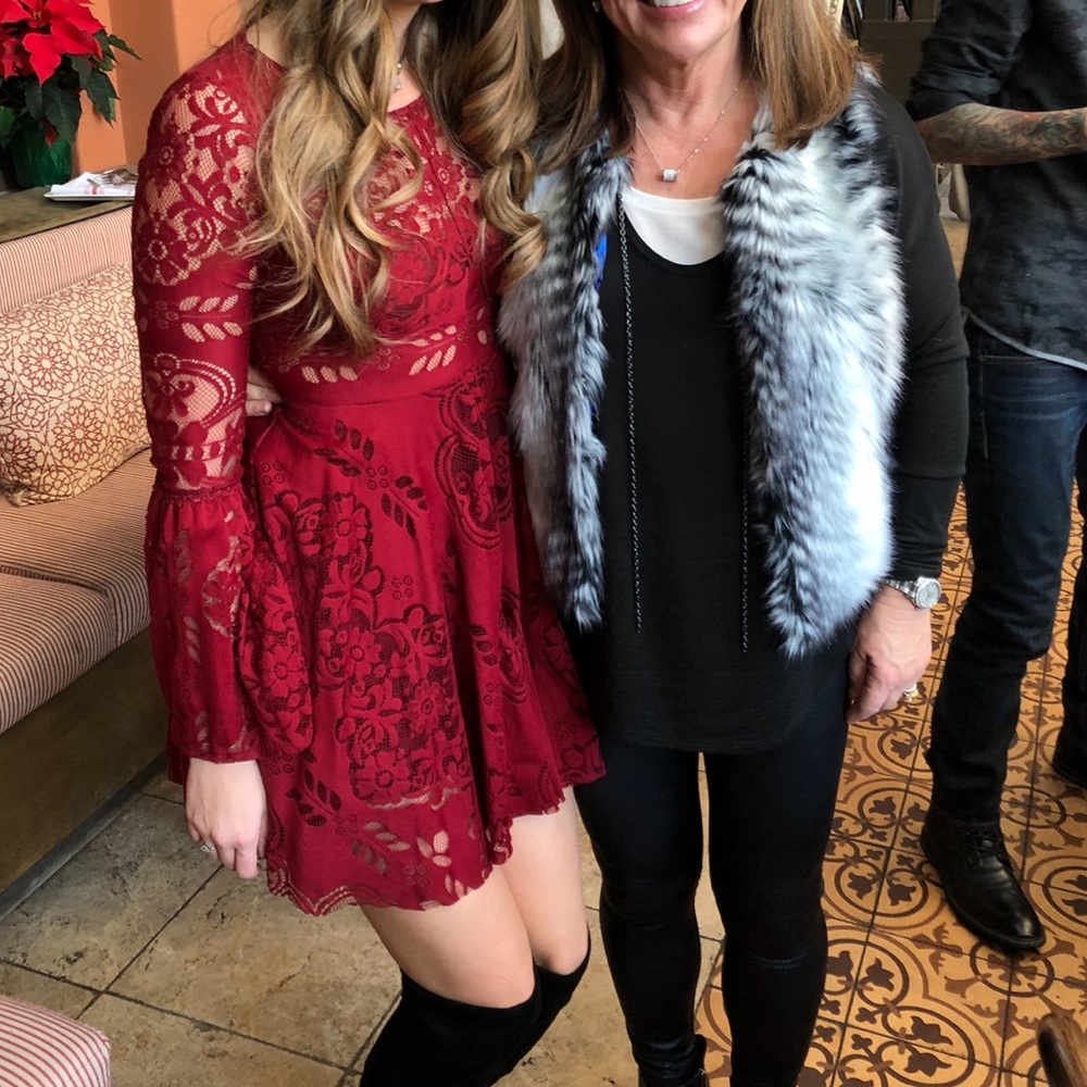 Free People bell sleeve dress